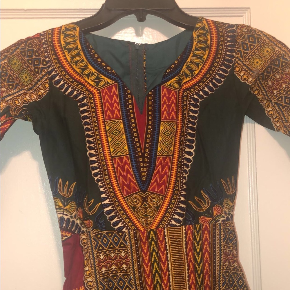 Maxi Ankara/African print dress